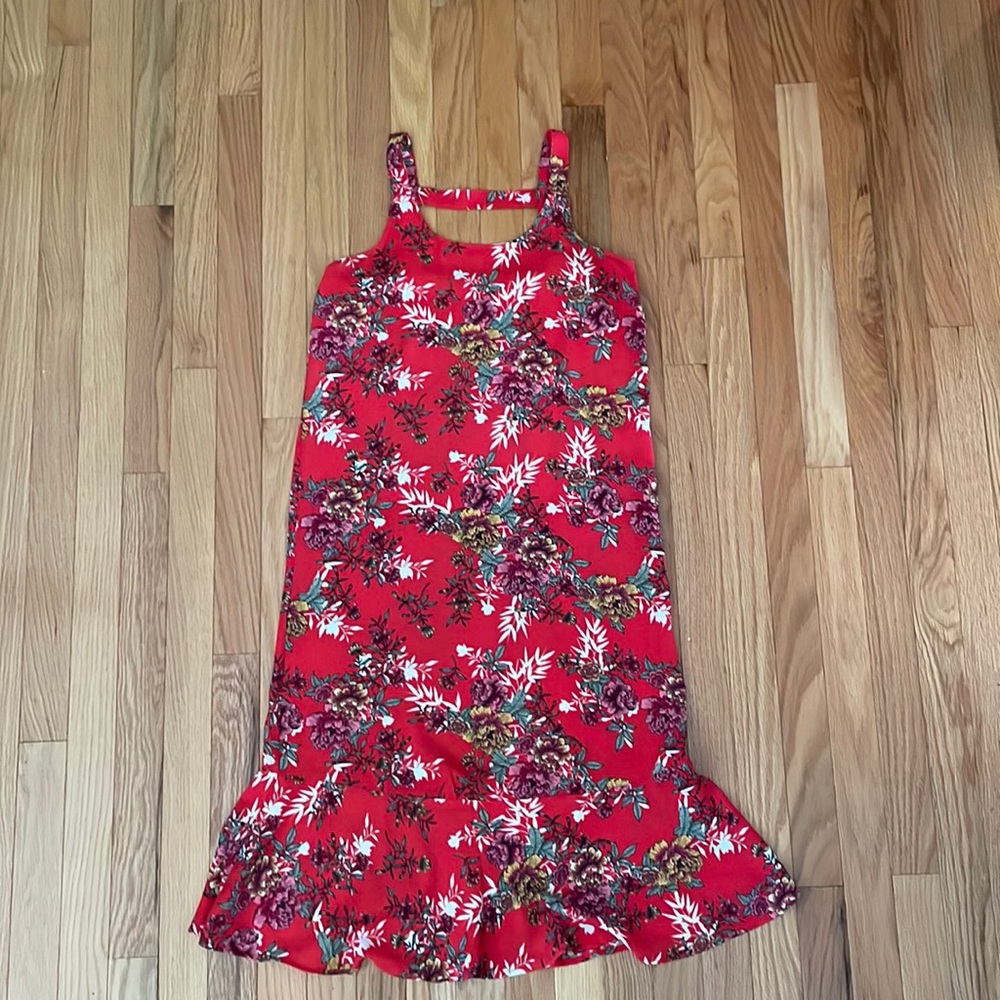 Pink Rose midi dress! So sad to part with this dress! Size small.